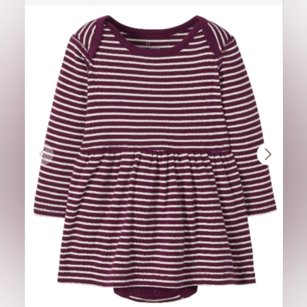 Organic dress with diaper cover